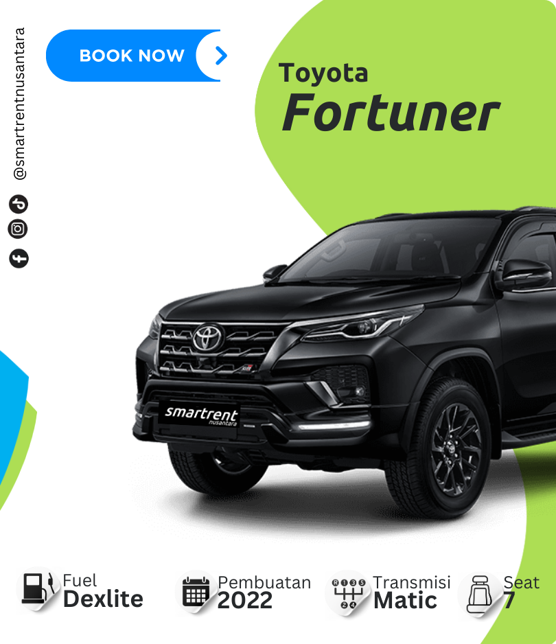 sewa mobil fortuner di luwuk